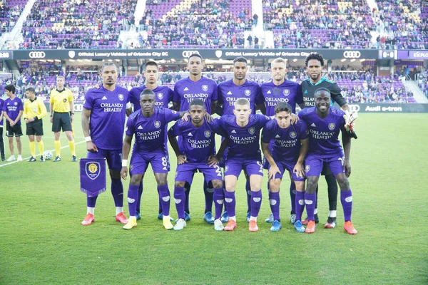 Orlando City Hostitel Real Salt Lake Stadionu Exploria Orlandu Florida — Stock fotografie