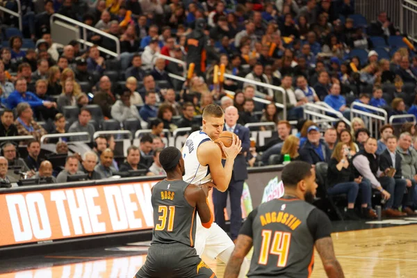 Orlando Magic Acogió Los Dallas Mavericks Amway Center Orlando Florida — Foto de Stock