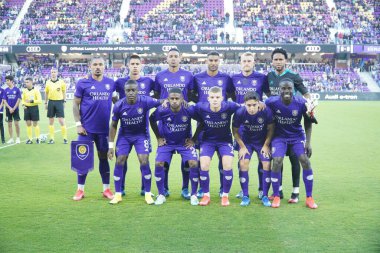Orlando City SC 29 Şubat 2020 tarihinde Orlando Florida 'daki Exploria Stadyumu' nda Real Salt Lake 'e ev sahipliği yaptı. Fotoğraf: Marty Jean-Louis