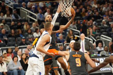 Orlando Magic 21 Şubat 2020 tarihinde Orlando Florida 'daki Amway Center' da Dallas Mavericks 'e ev sahipliği yaptı. Fotoğraf: Marty Jean-Louis