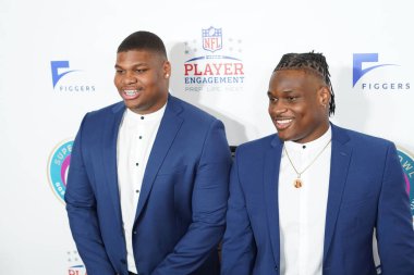 30 Ocak 2020 Perşembe günü Miami Florida 'daki James L Knight Center' da 21. Yıllık Superbowl Gospel Kırmızı Halı Kutlaması. Fotoğraf: Marty Jean-Louis