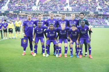 Orlando City SC 29 Şubat 2020 tarihinde Orlando Florida 'daki Exploria Stadyumu' nda Real Salt Lake 'e ev sahipliği yaptı. Fotoğraf: Marty Jean-Louis