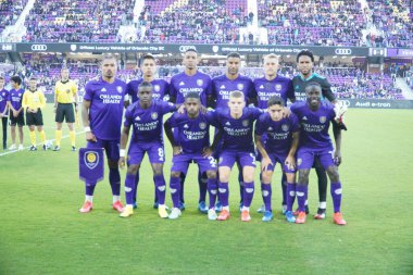 Orlando City SC 29 Şubat 2020 tarihinde Orlando Florida 'daki Exploria Stadyumu' nda Real Salt Lake 'e ev sahipliği yaptı. Fotoğraf: Marty Jean-Louis