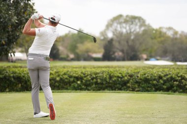 8 Mart 2020 'de Orlando Florida' daki Bay Hill Kulüp 'te Arnold Palmer Davetiye Turu sırasında. Fotoğraf: Marty Jean-Louis