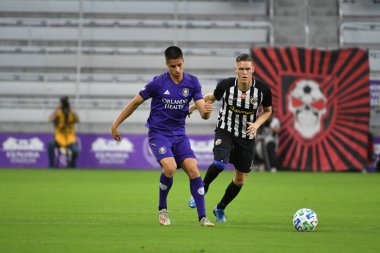 Orlando City SC, 18 Şubat 2020 tarihinde Exploria Stadyumu 'nda oynanan Friendly Maçı' nda KR Reykjavik 'e ev sahipliği yaptı. Fotoğraf: Marty Jean-Louis