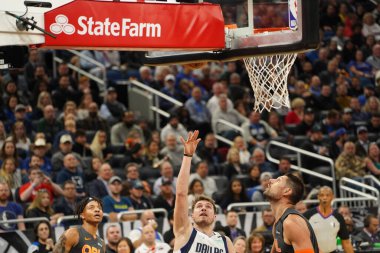 Orlando Magic 21 Şubat 2020 tarihinde Orlando Florida 'daki Amway Center' da Dallas Mavericks 'e ev sahipliği yaptı. Fotoğraf: Marty Jean-Louis