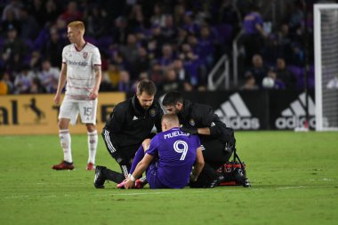 Orlando City SC, 29 Şubat 2020 tarihinde Exploria Stadyumu 'nda Real Salt Lake' e ev sahipliği yaptı. Fotoğraf: Marty Jean-Louis