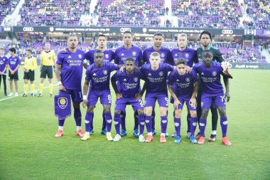 Orlando City SC 29 Şubat 2020 tarihinde Orlando Florida 'daki Exploria Stadyumu' nda Real Salt Lake 'e ev sahipliği yaptı. Fotoğraf: Marty Jean-Louis
