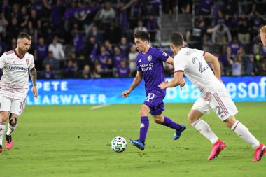 Orlando City SC, 29 Şubat 2020 tarihinde Exploria Stadyumu 'nda Real Salt Lake' e ev sahipliği yaptı. Fotoğraf: Marty Jean-Louis