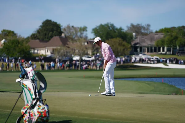 ระหว างการประช มอาร โนลด พาล มเมอร รอบสามป 2020 Bay Hill — ภาพถ่ายสต็อก