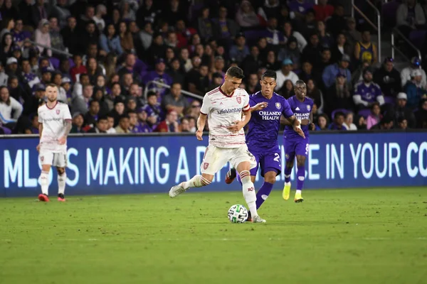 Orlando City Házigazda Real Salt Lake Exploria Stadionban 2020 Február — Stock Fotó