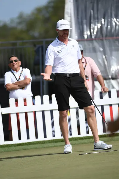 Golfisti Scaldano Durante Arnold Palmer Invitational Marzo — Foto Stock