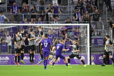 Orlando City SC, 18 Şubat 2020 tarihinde Exploria Stadyumu 'nda oynanan Friendly Maçı' nda KR Reykjavik 'e ev sahipliği yaptı. Fotoğraf: Marty Jean-Louis