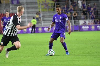 Orlando City SC, 18 Şubat 2020 tarihinde Exploria Stadyumu 'nda oynanan Friendly Maçı' nda KR Reykjavik 'e ev sahipliği yaptı. Fotoğraf: Marty Jean-Louis