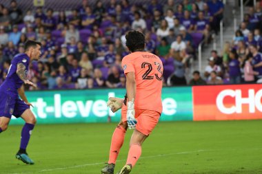 Orlando City SC, 18 Şubat 2020 tarihinde Exploria Stadyumu 'nda oynanan Friendly Maçı' nda KR Reykjavik 'e ev sahipliği yaptı. Fotoğraf: Marty Jean-Louis