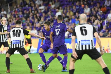 Orlando City SC, 18 Şubat 2020 tarihinde Exploria Stadyumu 'nda oynanan Friendly Maçı' nda KR Reykjavik 'e ev sahipliği yaptı. Fotoğraf: Marty Jean-Louis