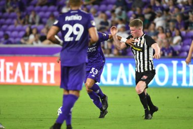 Orlando City SC, 18 Şubat 2020 tarihinde Exploria Stadyumu 'nda oynanan Friendly Maçı' nda KR Reykjavik 'e ev sahipliği yaptı. Fotoğraf: Marty Jean-Louis
