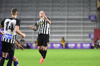 Orlando City SC, 18 Şubat 2020 tarihinde Exploria Stadyumu 'nda oynanan Friendly Maçı' nda KR Reykjavik 'e ev sahipliği yaptı. Fotoğraf: Marty Jean-Louis