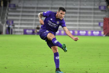 Orlando City SC, 18 Şubat 2020 tarihinde Exploria Stadyumu 'nda oynanan Friendly Maçı' nda KR Reykjavik 'e ev sahipliği yaptı. Fotoğraf: Marty Jean-Louis