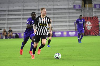 Orlando City SC, 18 Şubat 2020 tarihinde Exploria Stadyumu 'nda oynanan Friendly Maçı' nda KR Reykjavik 'e ev sahipliği yaptı. Fotoğraf: Marty Jean-Louis
