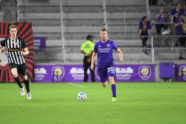Orlando City SC, 18 Şubat 2020 tarihinde Exploria Stadyumu 'nda oynanan Friendly Maçı' nda KR Reykjavik 'e ev sahipliği yaptı. Fotoğraf: Marty Jean-Louis