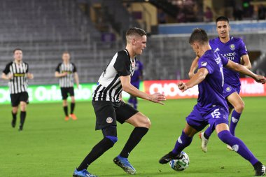 Orlando City SC, 18 Şubat 2020 tarihinde Exploria Stadyumu 'nda oynanan Friendly Maçı' nda KR Reykjavik 'e ev sahipliği yaptı. Fotoğraf: Marty Jean-Louis