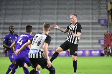 Orlando City SC, 18 Şubat 2020 tarihinde Exploria Stadyumu 'nda oynanan Friendly Maçı' nda KR Reykjavik 'e ev sahipliği yaptı. Fotoğraf: Marty Jean-Louis