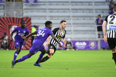 Orlando City SC, 18 Şubat 2020 tarihinde Exploria Stadyumu 'nda oynanan Friendly Maçı' nda KR Reykjavik 'e ev sahipliği yaptı. Fotoğraf: Marty Jean-Louis