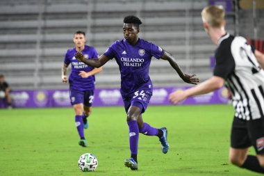 Orlando City SC, 18 Şubat 2020 tarihinde Exploria Stadyumu 'nda oynanan Friendly Maçı' nda KR Reykjavik 'e ev sahipliği yaptı. Fotoğraf: Marty Jean-Louis