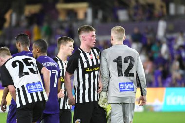 Orlando City SC, 18 Şubat 2020 tarihinde Exploria Stadyumu 'nda oynanan Friendly Maçı' nda KR Reykjavik 'e ev sahipliği yaptı. Fotoğraf: Marty Jean-Louis