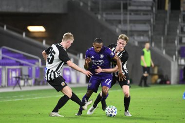 Orlando City SC, 18 Şubat 2020 tarihinde Exploria Stadyumu 'nda oynanan Friendly Maçı' nda KR Reykjavik 'e ev sahipliği yaptı. Fotoğraf: Marty Jean-Louis