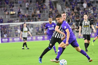 Orlando City SC, 18 Şubat 2020 tarihinde Exploria Stadyumu 'nda oynanan Friendly Maçı' nda KR Reykjavik 'e ev sahipliği yaptı. Fotoğraf: Marty Jean-Louis