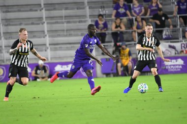 Orlando City SC, 18 Şubat 2020 tarihinde Exploria Stadyumu 'nda oynanan Friendly Maçı' nda KR Reykjavik 'e ev sahipliği yaptı. Fotoğraf: Marty Jean-Louis
