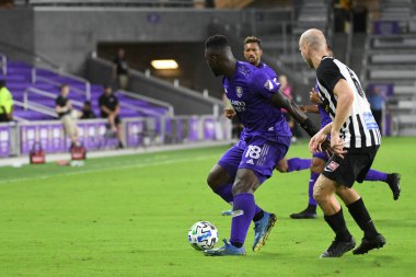 Orlando City SC, 18 Şubat 2020 tarihinde Exploria Stadyumu 'nda oynanan Friendly Maçı' nda KR Reykjavik 'e ev sahipliği yaptı. Fotoğraf: Marty Jean-Louis