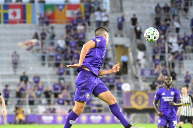Orlando City SC, 18 Şubat 2020 tarihinde Exploria Stadyumu 'nda oynanan Friendly Maçı' nda KR Reykjavik 'e ev sahipliği yaptı. Fotoğraf: Marty Jean-Louis
