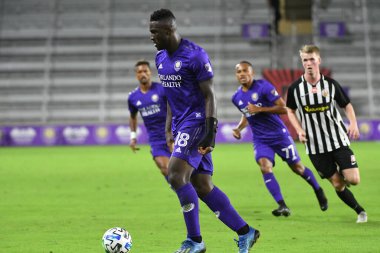 Orlando City SC, 18 Şubat 2020 tarihinde Exploria Stadyumu 'nda oynanan Friendly Maçı' nda KR Reykjavik 'e ev sahipliği yaptı. Fotoğraf: Marty Jean-Louis