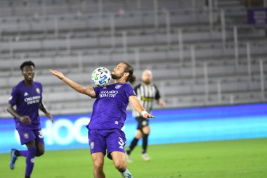 Orlando City SC, 18 Şubat 2020 tarihinde Exploria Stadyumu 'nda oynanan Friendly Maçı' nda KR Reykjavik 'e ev sahipliği yaptı. Fotoğraf: Marty Jean-Louis