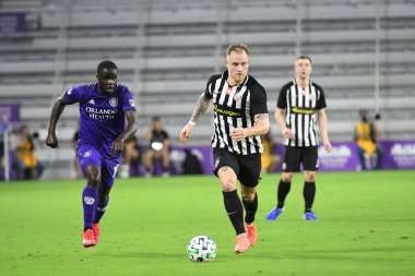 Orlando City SC, 18 Şubat 2020 tarihinde Exploria Stadyumu 'nda oynanan Friendly Maçı' nda KR Reykjavik 'e ev sahipliği yaptı. Fotoğraf: Marty Jean-Louis