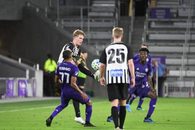Orlando City SC, 18 Şubat 2020 tarihinde Exploria Stadyumu 'nda oynanan Friendly Maçı' nda KR Reykjavik 'e ev sahipliği yaptı. Fotoğraf: Marty Jean-Louis