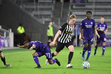 Orlando City SC, 18 Şubat 2020 tarihinde Exploria Stadyumu 'nda oynanan Friendly Maçı' nda KR Reykjavik 'e ev sahipliği yaptı. Fotoğraf: Marty Jean-Louis