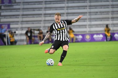 Orlando City SC, 18 Şubat 2020 tarihinde Exploria Stadyumu 'nda oynanan Friendly Maçı' nda KR Reykjavik 'e ev sahipliği yaptı. Fotoğraf: Marty Jean-Louis