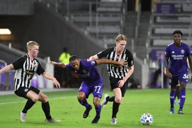 Orlando City SC, 18 Şubat 2020 tarihinde Exploria Stadyumu 'nda oynanan Friendly Maçı' nda KR Reykjavik 'e ev sahipliği yaptı. Fotoğraf: Marty Jean-Louis