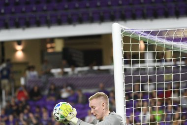 Orlando City SC, 18 Şubat 2020 tarihinde Exploria Stadyumu 'nda oynanan Friendly Maçı' nda KR Reykjavik 'e ev sahipliği yaptı. Fotoğraf: Marty Jean-Louis
