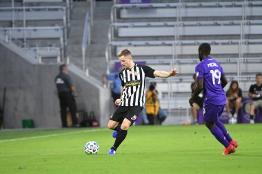 Orlando City SC, 18 Şubat 2020 tarihinde Exploria Stadyumu 'nda oynanan Friendly Maçı' nda KR Reykjavik 'e ev sahipliği yaptı. Fotoğraf: Marty Jean-Louis