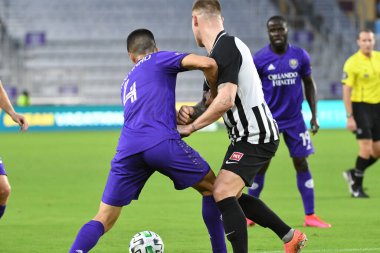 Orlando City SC, 18 Şubat 2020 tarihinde Exploria Stadyumu 'nda oynanan Friendly Maçı' nda KR Reykjavik 'e ev sahipliği yaptı. Fotoğraf: Marty Jean-Louis