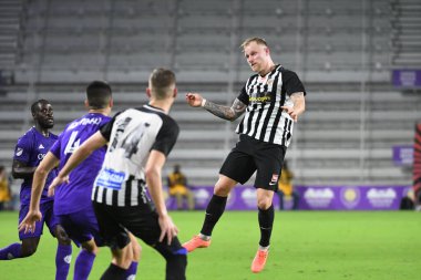 Orlando City SC, 18 Şubat 2020 tarihinde Exploria Stadyumu 'nda oynanan Friendly Maçı' nda KR Reykjavik 'e ev sahipliği yaptı. Fotoğraf: Marty Jean-Louis