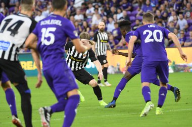 Orlando City SC, 18 Şubat 2020 tarihinde Exploria Stadyumu 'nda oynanan Friendly Maçı' nda KR Reykjavik 'e ev sahipliği yaptı. Fotoğraf: Marty Jean-Louis