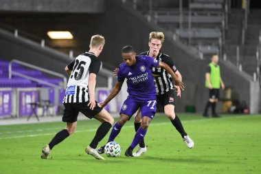 Orlando City SC, 18 Şubat 2020 tarihinde Exploria Stadyumu 'nda oynanan Friendly Maçı' nda KR Reykjavik 'e ev sahipliği yaptı. Fotoğraf: Marty Jean-Louis