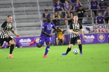 Orlando City SC, 18 Şubat 2020 tarihinde Exploria Stadyumu 'nda oynanan Friendly Maçı' nda KR Reykjavik 'e ev sahipliği yaptı. Fotoğraf: Marty Jean-Louis