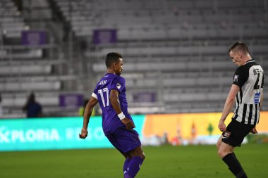 Orlando City SC, 18 Şubat 2020 tarihinde Exploria Stadyumu 'nda oynanan Friendly Maçı' nda KR Reykjavik 'e ev sahipliği yaptı. Fotoğraf: Marty Jean-Louis